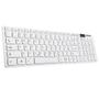 Imagem de Kit Teclado + Mouse Sem Fio Wireless USB Exbom BK-S1000 Branco com Capa Silicone