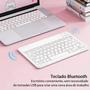 Imagem de Kit Teclado Mouse Tablet Tab A9 Plus A9+ X210 X216 Recarregável Bluetooth Sem Fio Premium