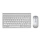 Imagem de Kit Teclado Mouse Wireless Sem Fio USB Ergonômico Pc Note Tablet