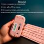 Imagem de Kit Teclado + Mouse Wireless usb Sem Fio Ergonômico Pc Notebook Abnt Com Ç WB-8066