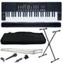 Imagem de Kit Teclado Musical Iniciantes Queens N19-0563 54 Teclas Led