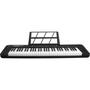 Imagem de Kit Teclado Musical Portátil 61 Teclas Rhythmic 50 Preto com Suporte em X