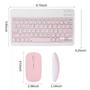 Imagem de Kit Teclado para Tablet/ Celular Recarregável Bluetooth + Suporte Cel/ Tablet