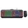 Imagem de Kit teclado rgb abnt com fio  + mouse com fio rgb