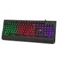 Imagem de Kit Teclado Semi Mecânico LED RGB Mouse Multimídia Gamer Iluminado 3 Cores