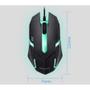 Imagem de Kit Teclado Semi Mecânico LED RGB Mouse Multimídia Gamer Iluminado 3 Cores