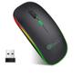 Imagem de Kit Teclado Semi-Mecanico Mouse s Fio Caixa de Som Led RGB Gamer 10W