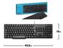 Imagem de Kit Teclado USB Tecla Macia + Mouse PAD Office P/ Computador