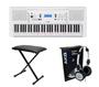 Imagem de Kit Teclado Yamaha EZ-300 Branco com Banqueta e Fone K414