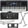 Imagem de Kit Teclado Yamaha Psr-e373 Arranjador 61 Teclas Preto Tx01