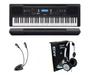 Imagem de Kit Teclado Yamaha Psr Ew310 com Fone K414 e Luminária