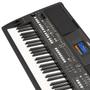 Imagem de Kit teclado yamaha psr-sx600 capa estante cabo banco e pedal