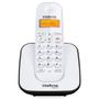 Imagem de Kit Telefone Sem Fio + 6 Ramais Branco e Preto TS 3110 Intelbras