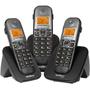 Imagem de Kit Telefone Sem Fio Com 2 Ramais Ts 5123 Intelbras Dect 6.0