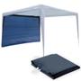 Imagem de Kit Tenda Gazebo 3x3 M + 3 Paredes Azul Sem Janela