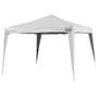 Imagem de Kit Tenda Gazebo Dobravel 3m X 3m Base e Topo + 4 Paredes Brancas Sem Janela