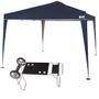 Imagem de Kit Tenda Gazebo Dobravel 3x3 M + Carrinho de Praia com Avanco  Mor 