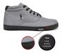 Imagem de Kit Tenis Botinha Masculino Confortavel Cano Médio Com Relógio
