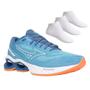 Imagem de Kit Tênis Mizuno Wave Creation 24 Masculino + 3 Pares de Meias