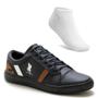 Imagem de Kit Tênis Sapatênis Masculino Polo Casual + Meia Algodão