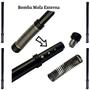 Imagem de Kit Tereré Black Erva Mate Copo quadrado Inox Preto Bomba Mola Externa Preta de Inox