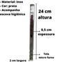 Imagem de Kit tereré copo cuia térmico parede dupla de inox 500ml azul + bomba tela clássica luxo 24cm + escova