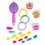 Imagem de Kit Tererê Infantil Meninas Fazer Tranças Miçangas Penteados Cabelo Dm Toys