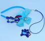Imagem de Kit Tiara Arquinho com Laço Acessório de Cabelo Moda Infantil Crianças + Colar Desenho animado Lilo angel Stitch