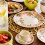 Imagem de Kit Tigelas Bowl e Pratos de Sobremesa 24 Peças Biona jardim Tropical Oxford Cerâmica