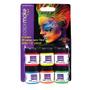 Imagem de Kit Tinta Líquida Neon Facial Com Pincel 6 Cores (15Ml Cada) - Color Make