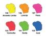 Imagem de Kit Tinta Nature Colors Neon 6 Cores - Acrilex