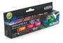 Imagem de Kit Tinta Nature Colors Neon 6 Cores - Acrilex