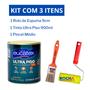 Imagem de Kit Tinta para Pintar Piso e Calçada 900ml + Rolo + Pincel