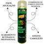 Imagem de Kit Tinta Spray Efeito Camaleão + Fundo Preto E Verniz 400ml Muda De Cor Mundial Prime Automotivo