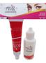 Imagem de Kit Tintura Sobrancelha Magike Emulsao 20ML Profissional Com Mixer Misturador Dappen 100 Palitos