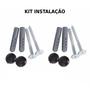Imagem de Kit Toalheiro Duplo 60Cm E Porta Toalha De Rosto Supremo