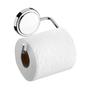 Imagem de Kit Toalheiro Rosto Suporte Papel Higiênico Gancho Porta Toalha Adesivo Dupla Face Banheiro Cromado - Future