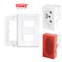 Imagem de Kit tomada dupla 10A branco e 20A Vermelho - Fame