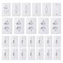 Imagem de  Kit Tomadas e Interruptores Simples e 10A Branco (25 Unidades) Kit Linha Completa