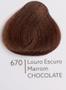 Imagem de Kit ton. dolcecolors gloss 670 louro escuro marrom chocolate c/ emulsão