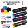 Imagem de Kit Toner 6510 4 Un Compatível para Phaser 6510 WorkCentre 6515 6510 6515