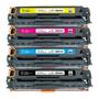 Imagem de Kit Toner Compatível Cf210a Cf211a Cf212a Cf213a M251 M276