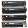 Imagem de Kit toner compatível com cp1215 cb540 4 cores byqualy