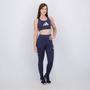 Imagem de Kit Top Adidas Powerreact BL e Calça Legging Adidas Versality Feminina Marinho