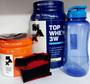 Imagem de Kit - top whey 3W sabor baunilha + 2hot sabor tangerina + luva + garrafa