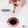 Imagem de Kit Torneira Monocomando Tigris Alta Rose + Válvula Click 1.1/4 Rose