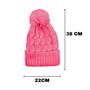 Imagem de Kit Touca + Luva Touch Gorro Pompom Lã Inverno Frio Feminina