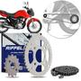 Imagem de Kit transmissão  coroa e pinhão cg fan 125 2009/2018  43x14-428hx120 nakata tm10115