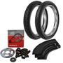 Imagem de Kit Transmissão + Kit Pneu Cg 125 Fan 2009 100/90-18 + 275-18 Bs32 Rinaldi