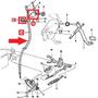 Imagem de Kit trava presilha + alavanca suporte gancho + cabo de embreagem gm d20 diesel 1989 a 1992 (71cm)